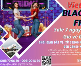 [BLACK FRIDAY] ​SALE 7 NGÀY ĐÊM - 0 ĐỒNG MỌI ĐIỂM ĐẾN