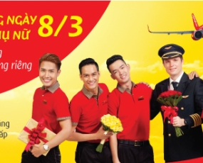 Vạn yêu thương Vietjet, dành tặng riêng phái đẹp