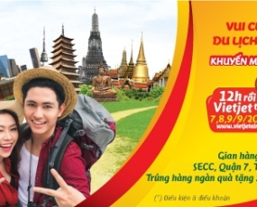 Vietjet rộn ràng tại Hội chợ Du lịch quốc tế TP.HCM 2017 (ITE HCMC), dành tặng 700.000 vé giá từ 0 đồng