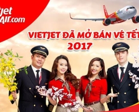 Vietjet tung 1,5 triệu vé giá hấp dẫn đón tết Đinh Dậu 2017