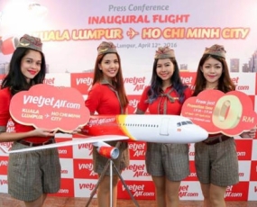 VIETJET CÔNG BỐ MỞ ĐƯỜNG BAY TP. HCM (VIỆT NAM) - KUALA LUMPUR (MALAYSIA