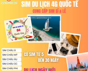 CUNG CẤP SỈ & LẺ SIM DU LỊCH 4G QUỐC TẾ