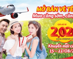 Khuyến Mãi Vé Máy Bay Tết 2020