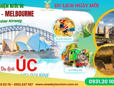 DU LỊCH ÚC:  SYDNEY - MELBOUNRE (Jetstar Airways)
