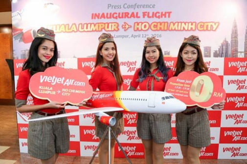 VIETJET CÔNG BỐ MỞ ĐƯỜNG BAY TP. HCM (VIỆT NAM) - KUALA LUMPUR (MALAYSIA