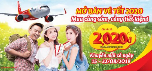 Khuyến Mãi Vé Máy Bay Tết 2020