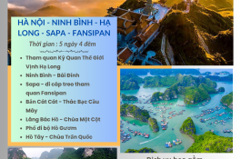 DU LỊCH KHÁM PHÁ: HCM - HÀ NỘI - SAPA - LÀO CAI - NINH BÌNH - HẠ LONG