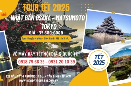 DU LỊCH TẾT NHẬT BẢN OSAKA – MATSUMOTO – TOKYO