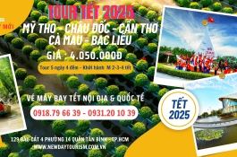 SÀI GÒN – MỸ THO – BẾN TRE – CHÂU ĐỐC - CẦN THƠ – SÓC TRĂNG – BẠC LIÊU – CÀ MAU